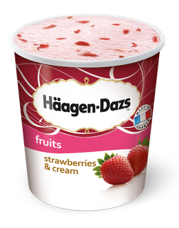Häagen-Dazs Eiscreme Strawberry & Cream