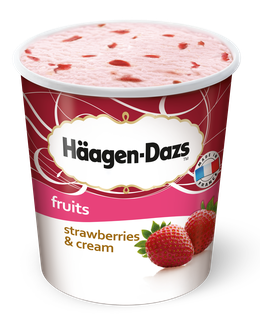 Häagen-Dazs Eiscreme Strawberries & Cream